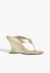 Maya Metallic Leather Sandal