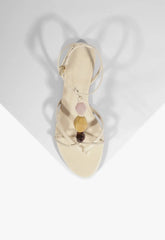 Amber Leather Flat Sandal