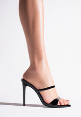 Jessica Mule Metallic Sandal