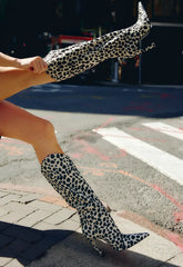 Maryann Up Curve Calf Hair Boot