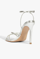 Iris Metallic Leather Caged Sandal