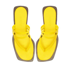 Rania Leather Flat Sandal