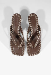 Nayra Leather Thong Sandal