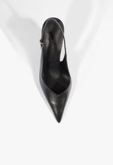 Siena Buckle Leather Pump