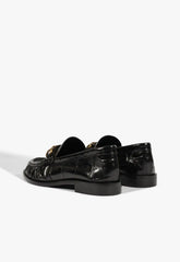 Yasmina Croc Flat