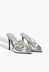 Maxine Mule Metallic Sandal