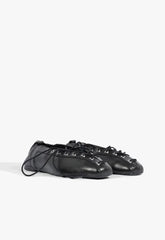 Lola Leather Flat