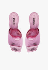Nattie Metallic Leather Sandal