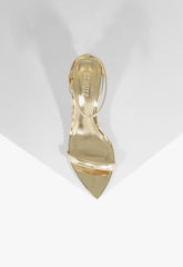 Skye Leaf Mid Metallic Sandal