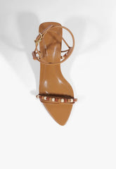 Kalea Leather Stiletto Sandal