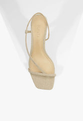 Heloise Linen Sandal