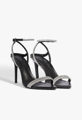 Skye Shine Leather Stiletto Sandal