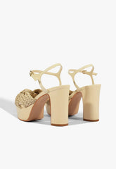 Marbella Leather Platform Sandal