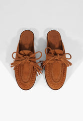 Kim Mule Suede Flat