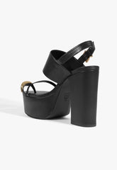 Mandy Platform Leather Sandal