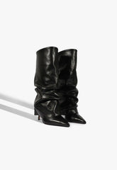 Mikki Cloak Leather Bootie