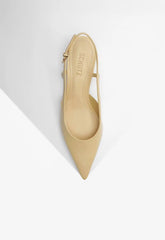 Boris Kitten Leather Pump