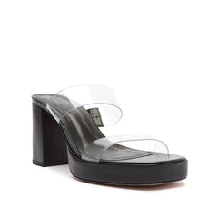 Ariella Platform Vinyl Sandal