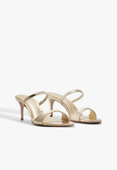 Jessica Mid Mule Metallic Sandal