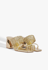 Aberdeen Mid Metallic Sandal