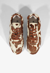Eight Animal Print Leather Sneaker