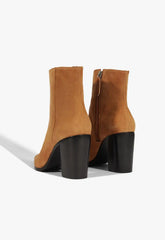 Mikki Block Suede Bootie