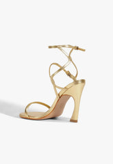 Carly Leather Stiletto Sandal