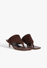 Sage Suede Stiletto Sandal
