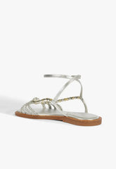 Adele Leather Flat Sandal