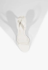Scarlett Sling Mid Vinyl Patent Sandal