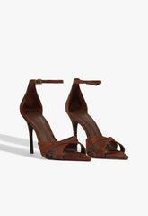 Hilda Leaf Suede Sandal