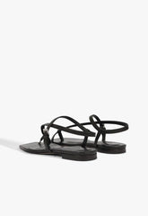 Lisa Leather Flat Sandal