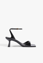 Ciara Mid Patent Leather Sandal