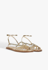 Adele Leather Flat Sandal