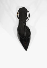 Allure T Patent Flat