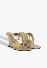 Maya Metallic Leather Sandal