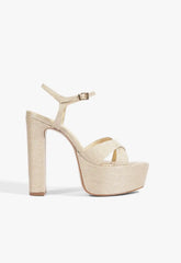 Kiona Raffia Platform Sandal
