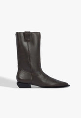 Ashley Leather Bootie