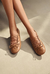 Luisa Leather Ballet Flat