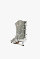 Maryann Metallic Leather Bootie