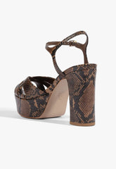 Keefa Leather Platform Sandal