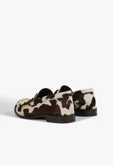 Tyche Calf Hair Flat