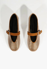 Eiza Studs Ballet Flat