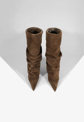 Mikki Cloak Suede Bootie