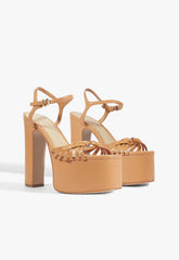 Tara Platform Leather Sandal