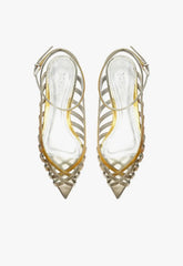 Iris Specchio Leather Flat