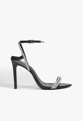 Skye Shine Leather Stiletto Sandal