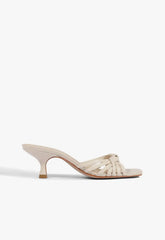 Tara Mule Mid Leather Sandal