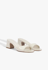 Harriet Mid Mule Patent Sandal