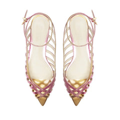 Iris Specchio Leather Flat